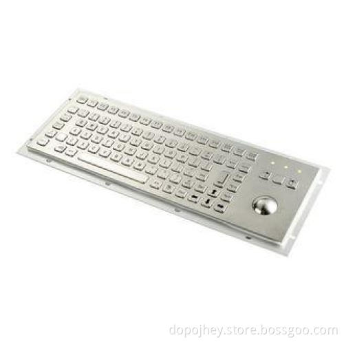 Backlight Industrial Metal Keyboard With 90 Keys , Military